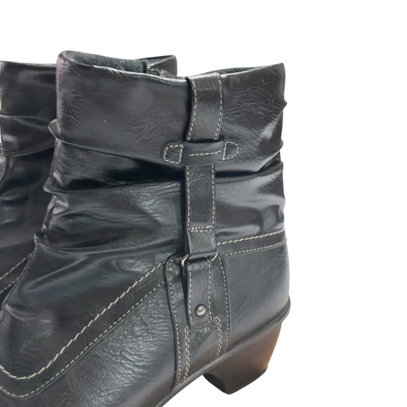 Jasmin women’s low heeled ankle boots 10 wide - Picture 8 of 11